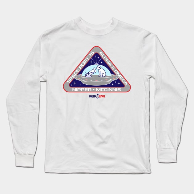 Space Dog Long Sleeve T-Shirt by RetroWDW